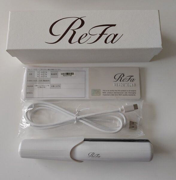美品 リファ ビューテック フィンガーアイロン RE-AI02A(ホワイト) 動作確認済み