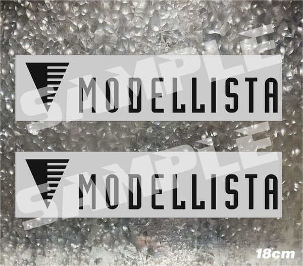 M.O.D.E.L.L.I.S.T.A(モデルスタ)カッティングステッカー 2枚セット