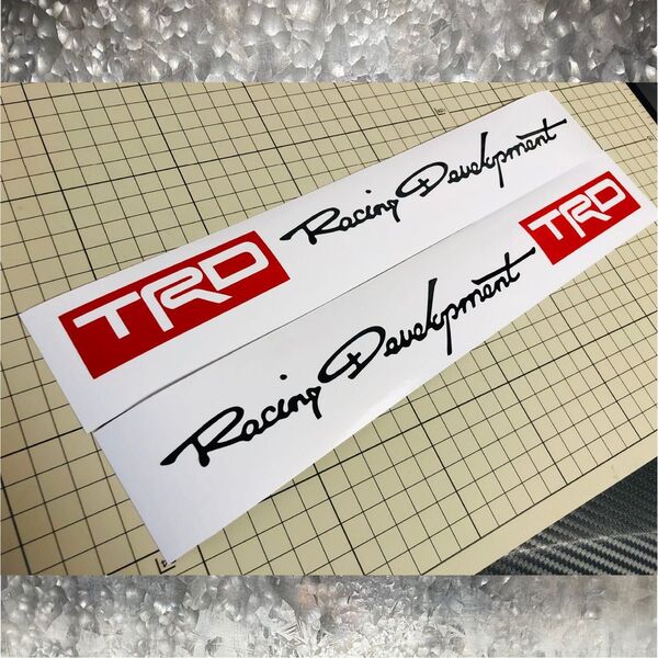 T.R.D Racing Development カッティングステッカー 2枚セット(横40cm)