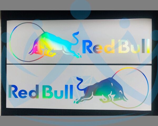 R.E.D B.U.L.L(レッドブル)カッティングステッカー 2枚セット(横30cm)
