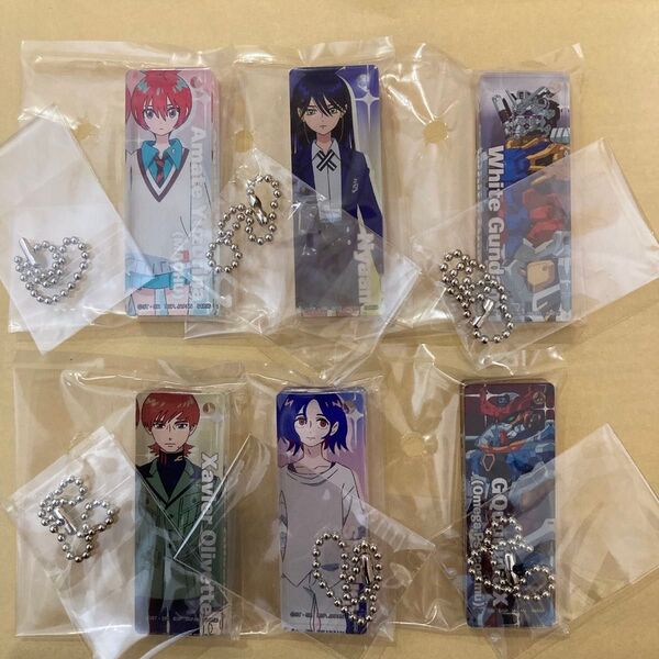 一番くじ 機動戦士Gundam ガンダムGQuuuuuuX(ジークアクス)vol.2 E賞 アクリルチャーム 6種セット