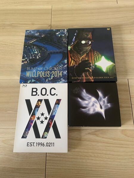 BUMP OF CHICKEN DVD/Blu-ray 4点セット まとめ売り