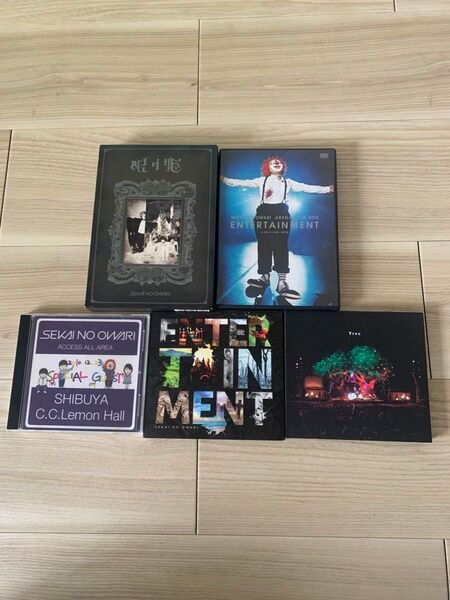 SEKAI NO OWARI CD、DVD、Blu-ray 4点セット