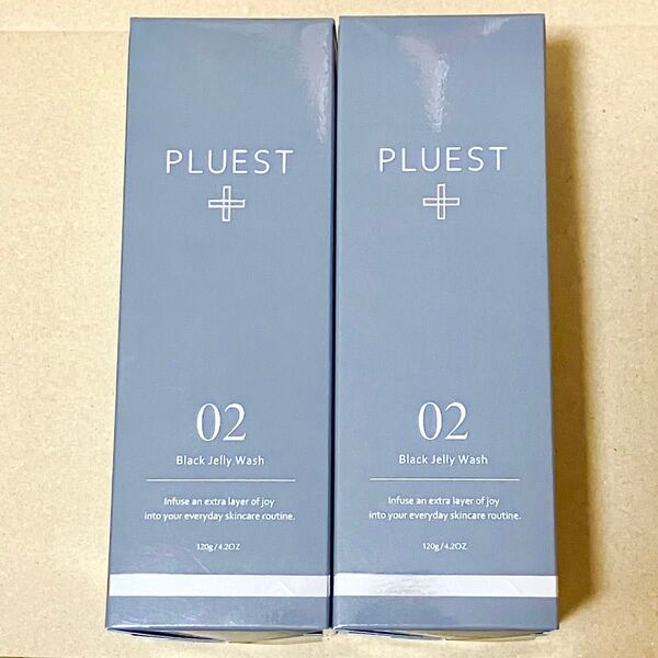 ★2本セット★ 新品未開封 プルエスト PLUEST ブラックジェリーウォッシュ 洗顔料 120g !最安値!