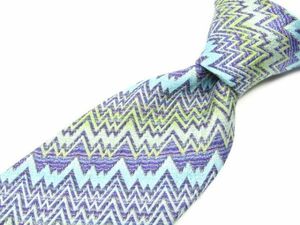 MISSONI( Missoni ) silk necktie stripe art pattern Italy made 847937C249R11