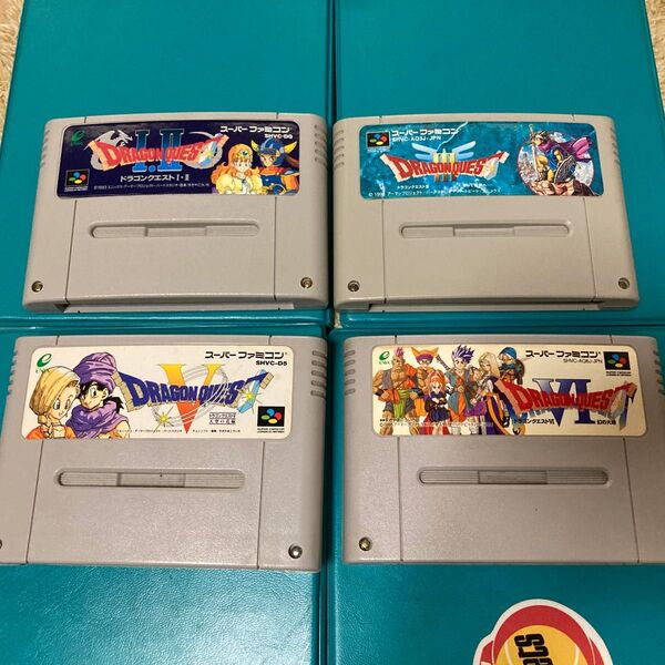 スーパーファミコン ドラゴンクエスト1.2.3.5.6 4点セット