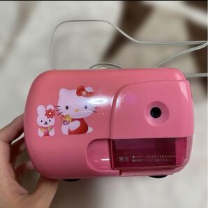 動作確認済み 動作OK ハローキティー HELLO Kitty鉛筆削り 電動鉛筆削り レトロ 文房具