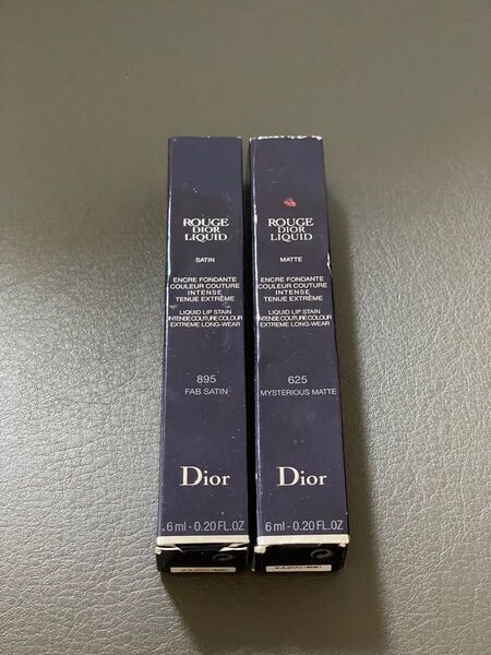「24時間SALE」2点セット Dior Rouge Dior Liquid 口紅 リップ リキッドリップスティック