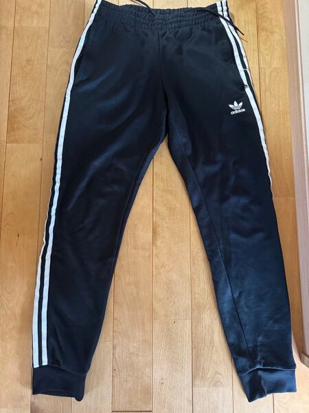 adidas ジャージ パンツ 黒 メンズ スポーツウェア サイズL