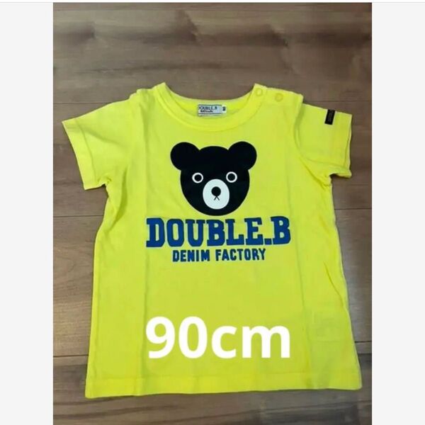 ミキハウス ダブルB 半袖Tシャツ90cm
