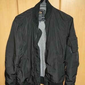 ALPHA INDUSTRIES TA1065-8201 MA-1 ブラックMサイズ