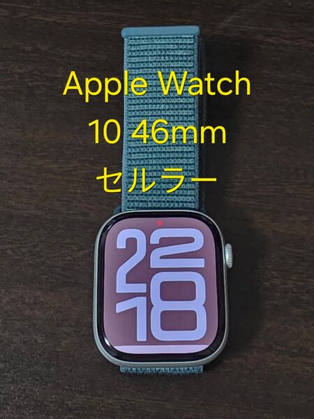 Apple Watch Series 10 46mm GPS + Cellular シルバーアルミニウム