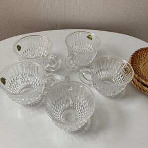 サンフラワー カップ ソーサー ティーカップ コーヒーカップ ガラスカップ 昭和レトロ