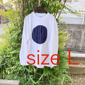 893 襤褸 tシャツ 古布 リメイク 藍染 藍染め パッチワーク 刺し子 ヴィンテージ オリジナル