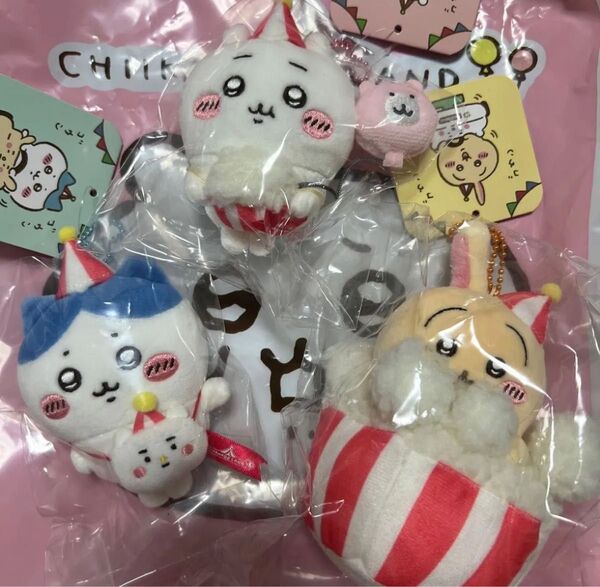 ちいかわらんどウキウキマスコット∩^ω^∩ ちいかわ ハチワレ ぬいぐるみ うさぎ