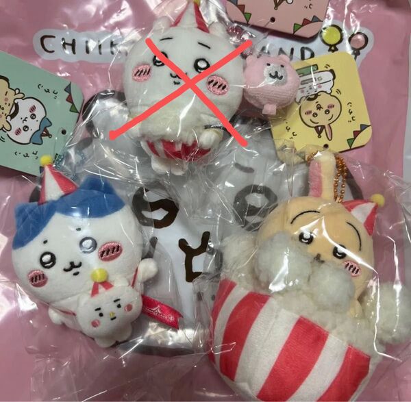 ちいかわらんどウキウキマスコット∩^ω^∩ ハチワレ ぬいぐるみ うさぎ