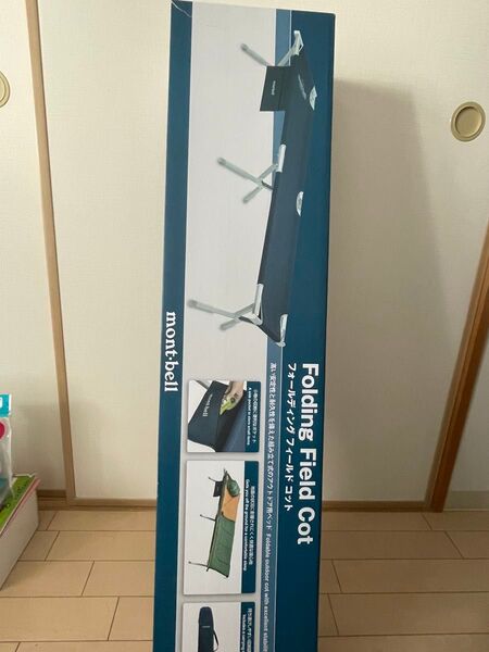 新品 未使用 モンベル フォールディング フィールド コット ブルーブラック