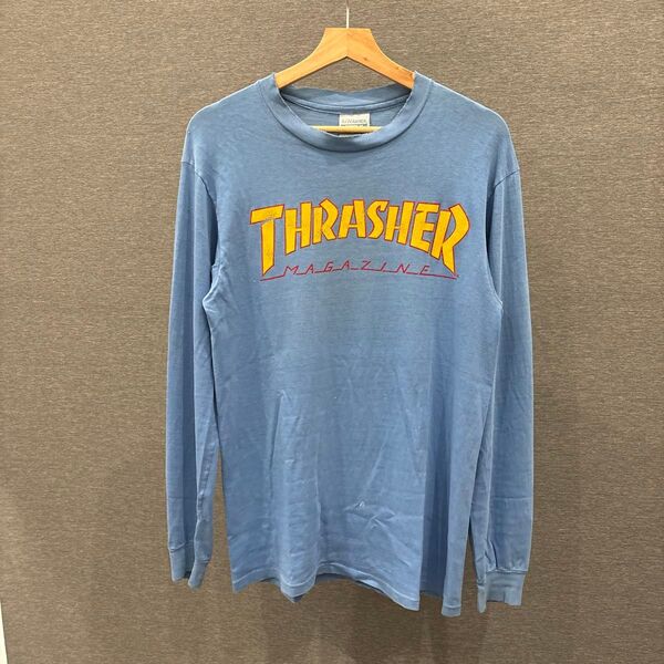 90's THRASHER Hanesボディ ロンTee made in USA