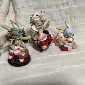 メイドインアビス ナナチ フィギュア 3個 開封中古箱無し現状品 まとめ売り