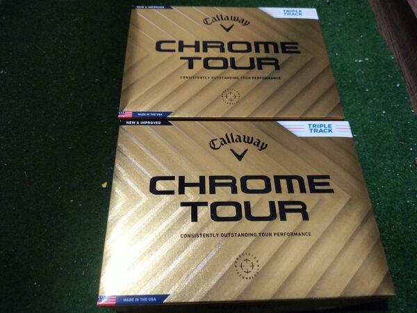 未使用・新品・2ダース Callaway Chrome Tour Triple Track クロムツアー トリプルトラック