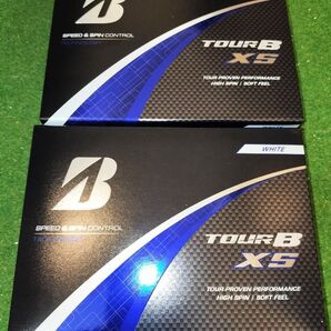 未使用新品・2ダース・Bridgestone TOUR B XS ホワイト ブリヂストン 2024年モデル