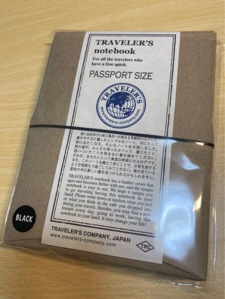TRAVELER'S notebook パスポートサイズ ブラック 未使用