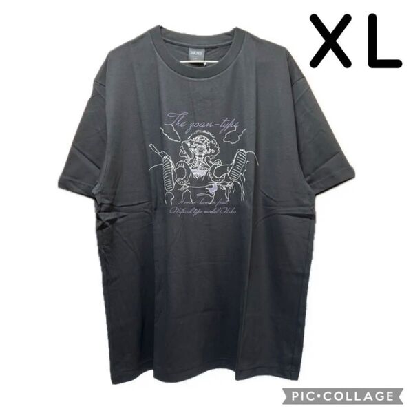 GU ONE PIECE グラフィックT ニカ 半袖 グレー XL LL ワンピース Tシャツ ティーシャツ ルフィ ジーユー