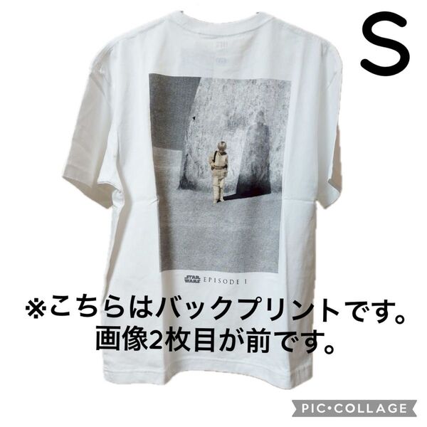 ユニクロ スターウォーズ 河村康輔 Tシャツ UT アナキン ホワイト 半袖 S ファントム・メナス UNIQLO 新品 白