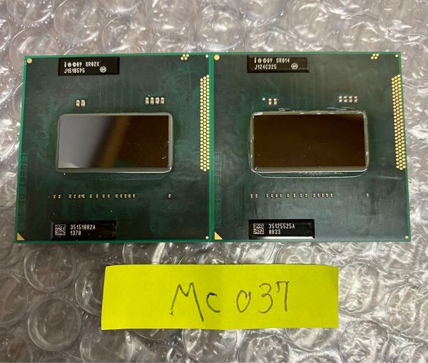 037:Intel Core i7-2860QM SR02X/i7-2720QM SR014 計2個