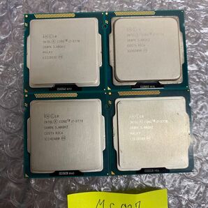 027:Intel Core i7-3770 3.40GHz SR0PK CPU 計4個