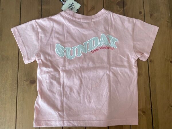 リトルウィークエンド Tシャツ 半袖 ピンク 100