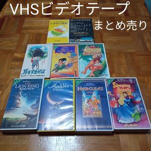 ★最終価格 VHSビデオテープ アニメ アラジン ヘラクレス ライオンキング ターザン 眠れる森の美女 アニメまとめ売り