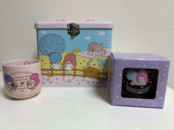 キキララ☆バニティ缶★湯呑み★ゆらゆらグラス 3点セット