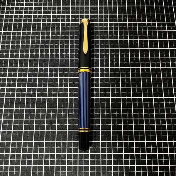 【値下げ不可】ペリカン 万年筆 スーべレーン M400 青縞 F