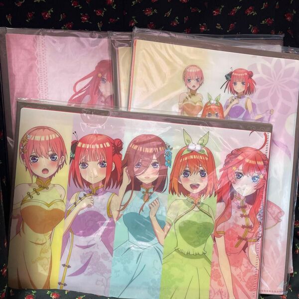 FuRyu みんなのくじ 五等分の花嫁 クリアファイル賞 3種 4セット