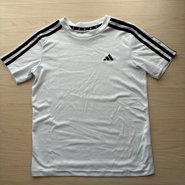 adidas Tシャツ ホワイト ジュニア 140サイズ