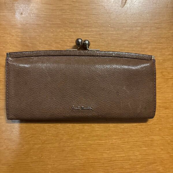 ポールスミス 長財布 ウォレット レザー がま口 Paul Smith