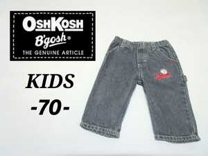 送料無料 子供70 OSHKOSH ショートデニムパンツ