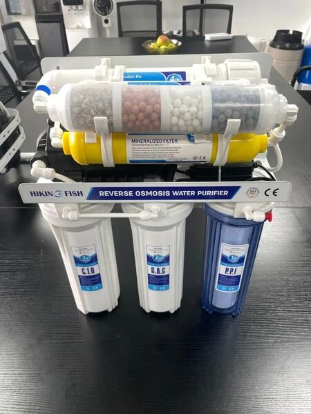 新品最安 逆浸透膜 浄水器 タンク,ポンプ付 7ステージ 75ガロン RO 純水