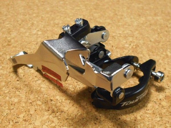 【完成車外し】 SHIMANO フロントディレイラー FD-TY606-L 2s シマノ TOURNEY ターニー