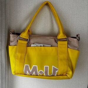 M.U SPORTS ミニトートバッグ イエロー