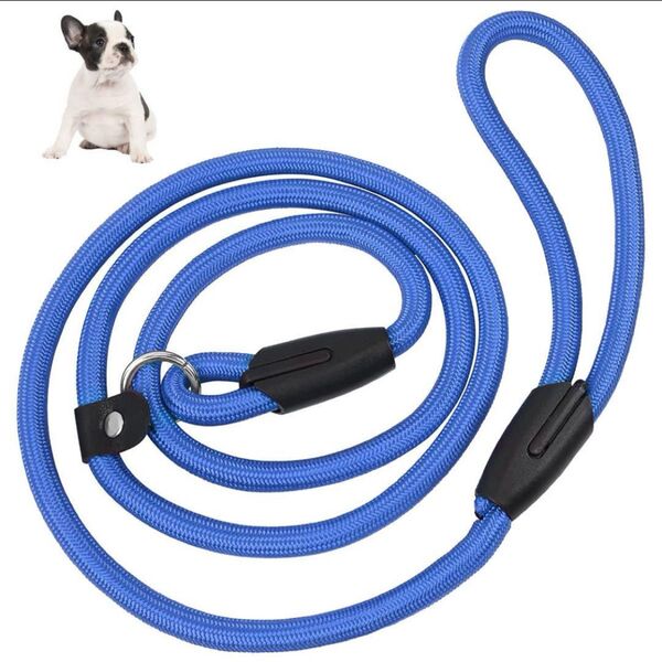 犬 犬用リード 首輪一体型 調節可能 リード 1.3m ナイロン ペット用
