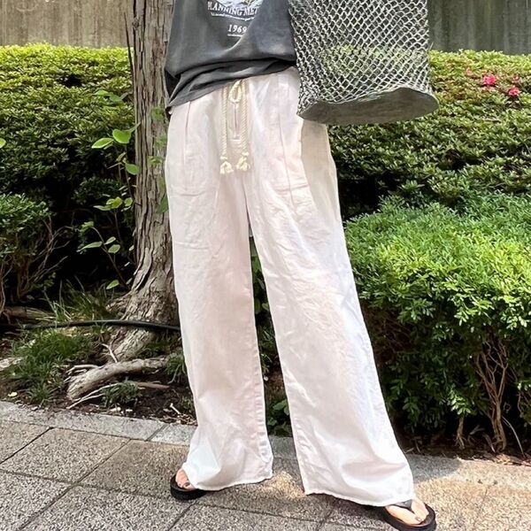 美品!ジョンブル johnbull ウエストコードデニムパンツ ワイドパンツ