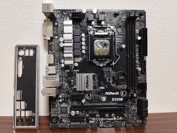 動作品ジャンク扱い。ASRock B360M マザーボード、Core i5 6500とASUS H110-マザーボードのセット