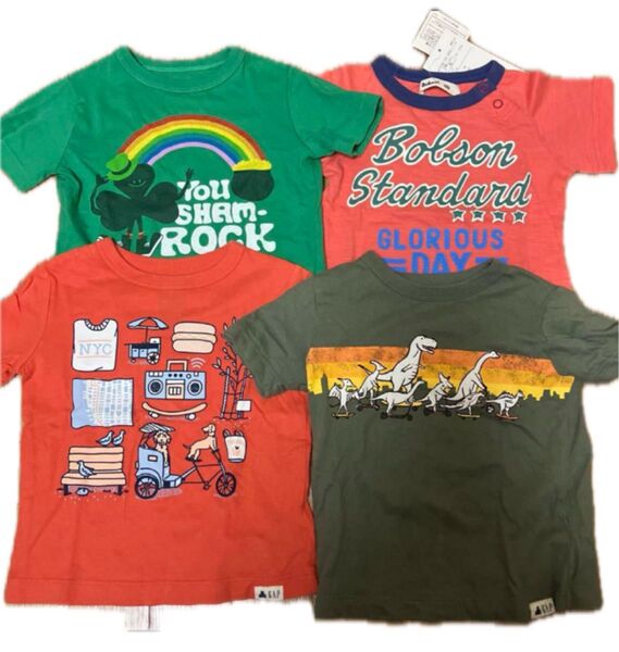 半袖 Tシャツ 80 男の子 GAP ギャップベビー BOBSON ボブソン まとめ売り 4枚セット