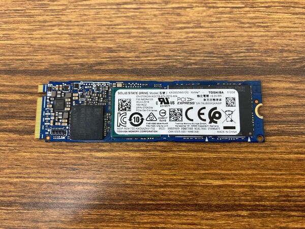 TOSHIBA XG5シリーズ NVMe M.2 SSD 512GB KXG50ZNV512G Gen3x4 東芝 KIOXIA⑤