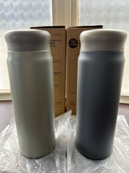(新品未使用) 超軽量真空2重構造ステンレスサーモボトル(500ml)2セット