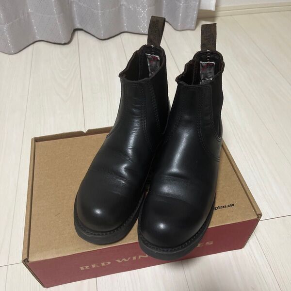 【期間限定】REDWING レッドウィング クラシックチェルシー 7.5D ブラック サイドゴアブーツ