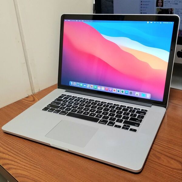Macbook Pro 15インチ Retina Core i7/16GB/SSD500GB office付