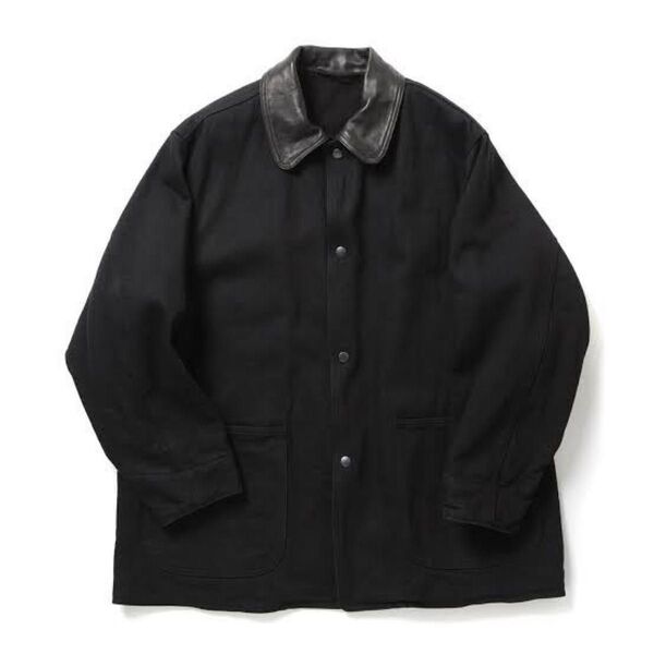 【極美品】COMOLI 24aw デニムレザー ワークジャケット